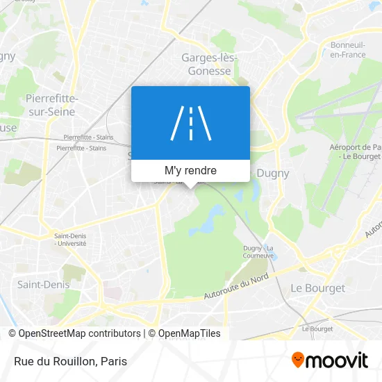 Rue du Rouillon plan