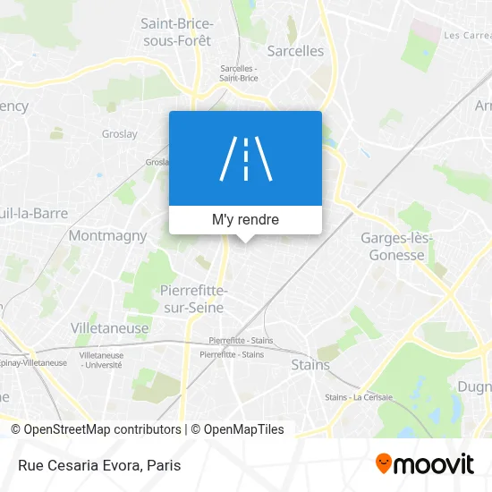 Rue Cesaria Evora plan