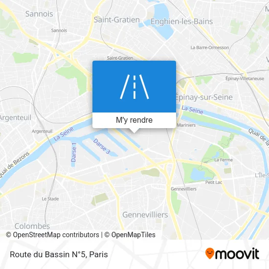 Route du Bassin N°5 plan