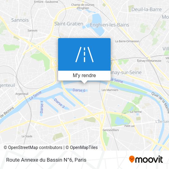 Route Annexe du Bassin N°6 plan