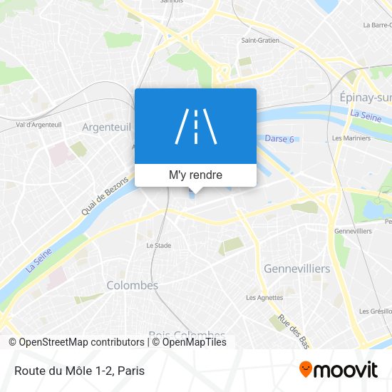 Route du Môle 1-2 plan