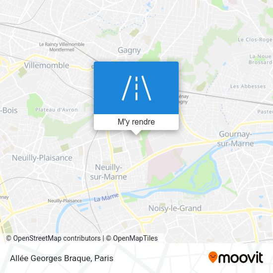 Allée Georges Braque plan