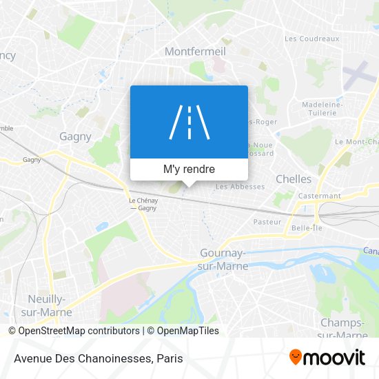 Avenue Des Chanoinesses plan