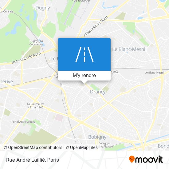 Rue André Laillié plan