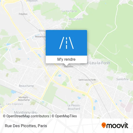 Rue Des Picottes plan