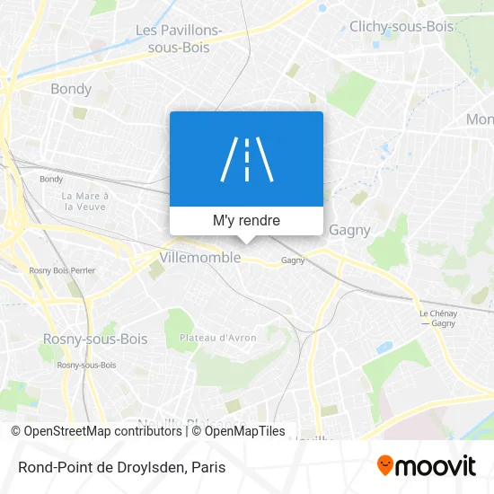 Rond-Point de Droylsden plan