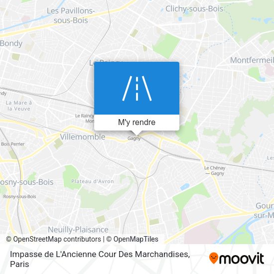 Impasse de L'Ancienne Cour Des Marchandises plan