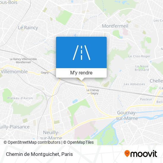 Chemin de Montguichet plan