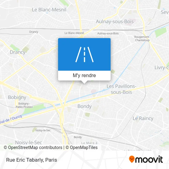 Rue Eric Tabarly plan