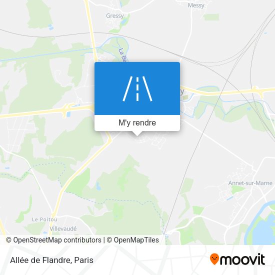 Allée de Flandre plan