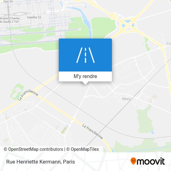 Rue Henriette Kermann plan