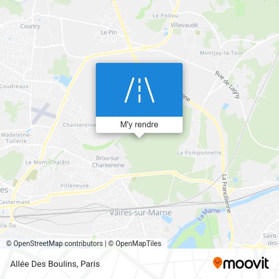 Allée Des Boulins plan
