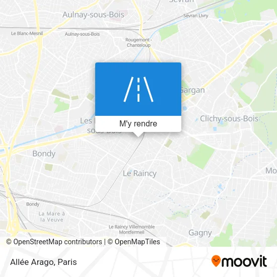 Allée Arago plan