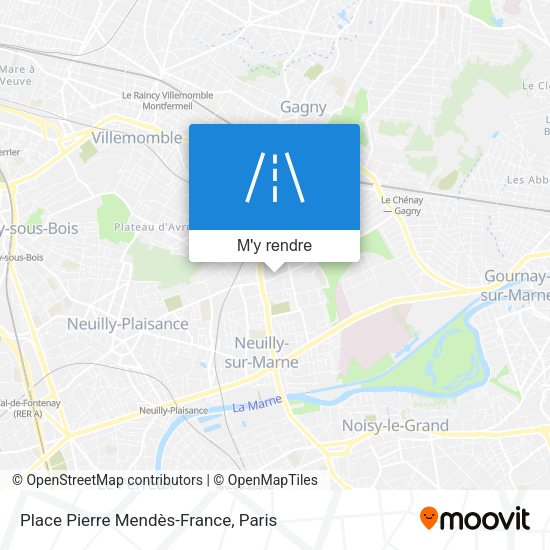 Place Pierre Mendès-France plan