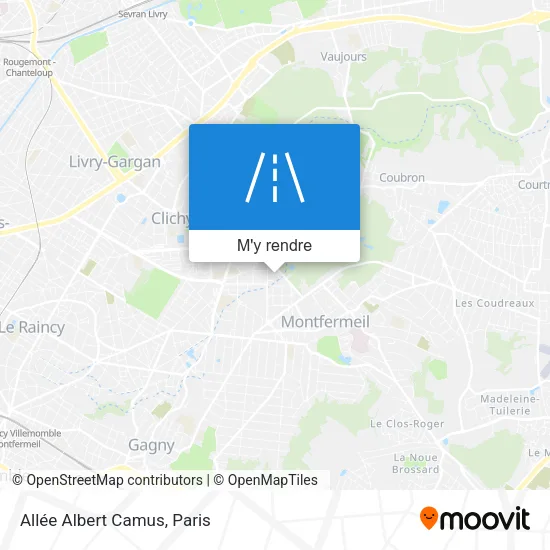 Allée Albert Camus plan