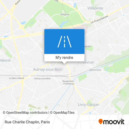 Rue Charlie Chaplin plan