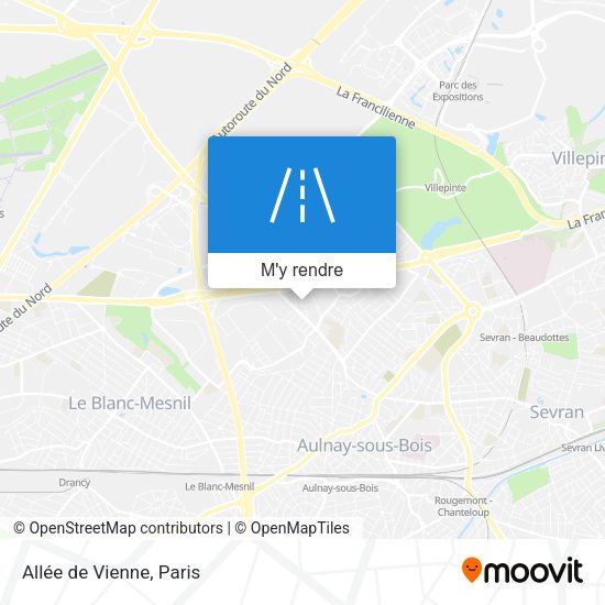 Allée de Vienne plan