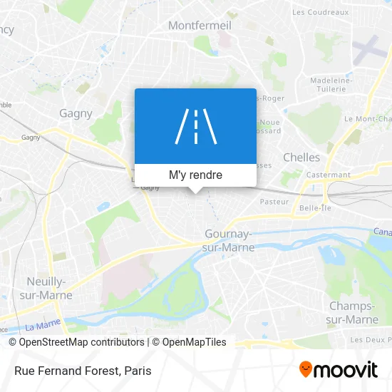 Rue Fernand Forest plan