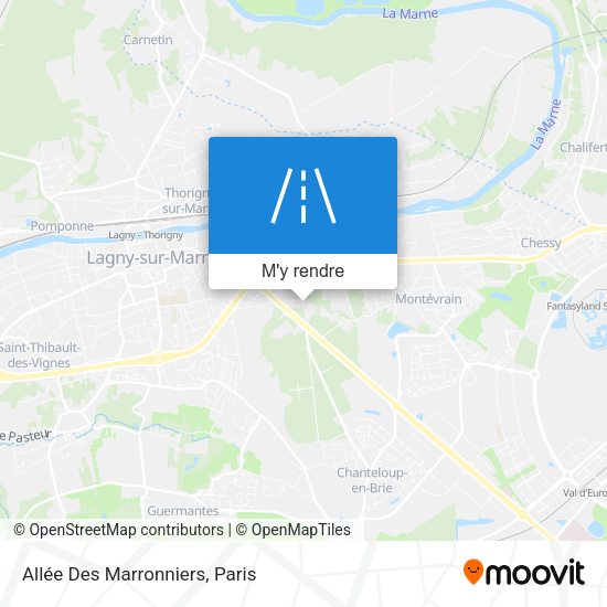 Allée Des Marronniers plan