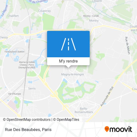 Rue Des Beaubées plan