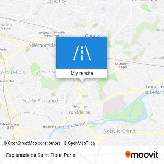 Esplanade de Saint-Flour plan