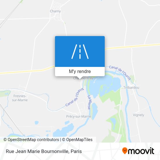 Rue Jean Marie Bournonville plan
