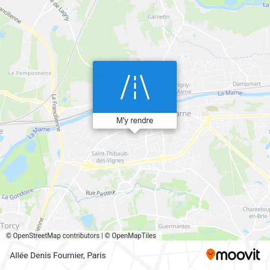 Allée Denis Fournier plan