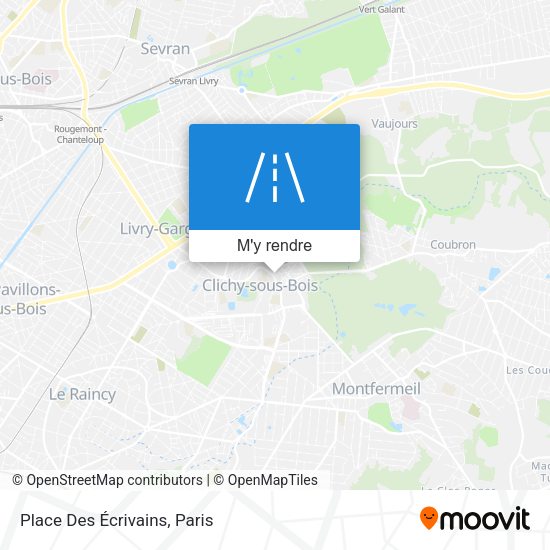 Place Des Écrivains plan