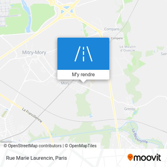 Rue Marie Laurencin plan