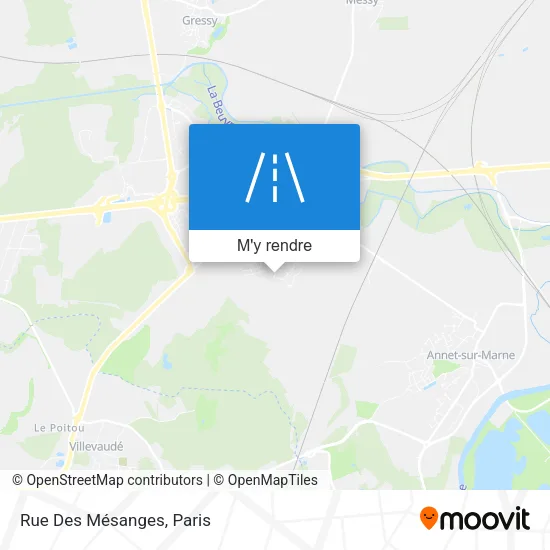 Rue Des Mésanges plan