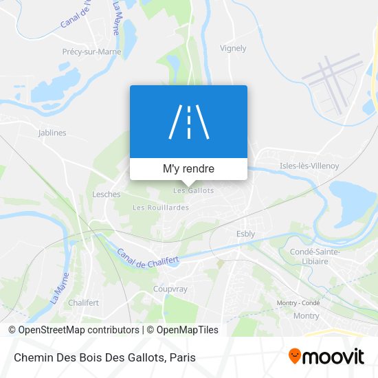 Chemin Des Bois Des Gallots plan