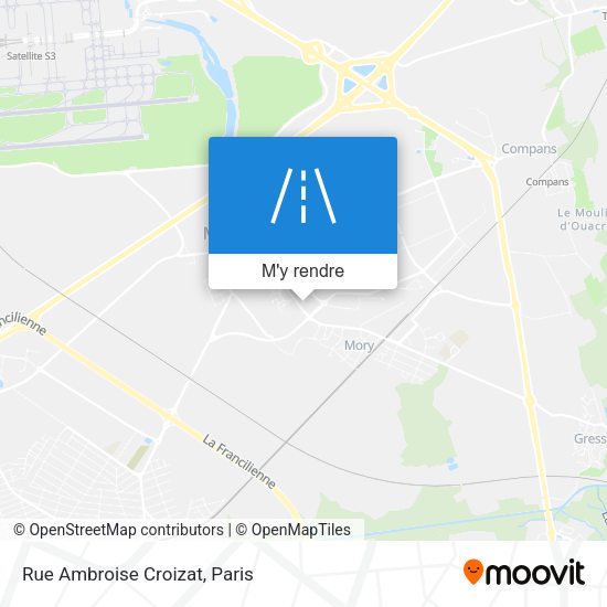 Rue Ambroise Croizat plan