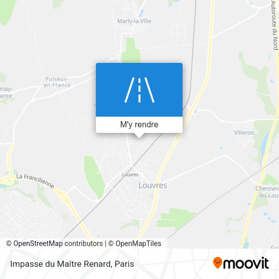 Impasse du Maître Renard plan