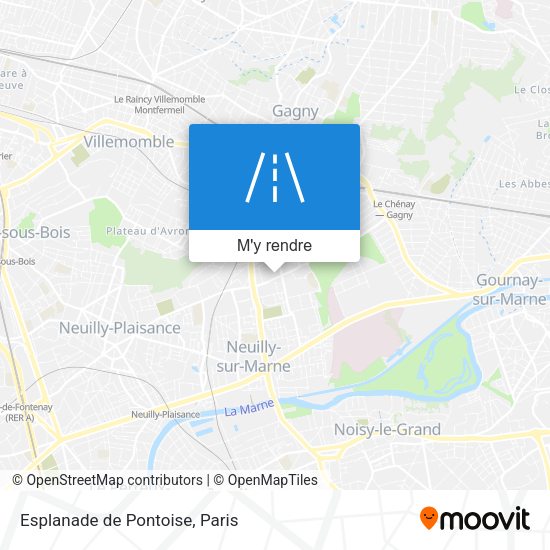 Esplanade de Pontoise plan
