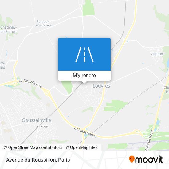Avenue du Roussillon plan