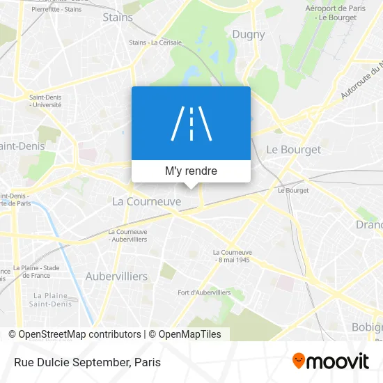 Rue Dulcie September plan