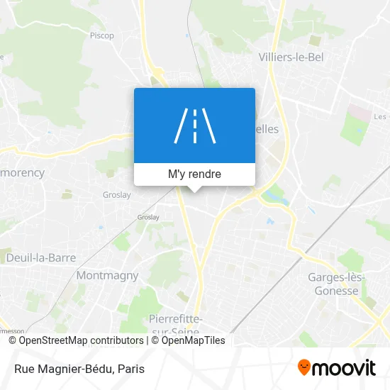 Rue Magnier-Bédu plan
