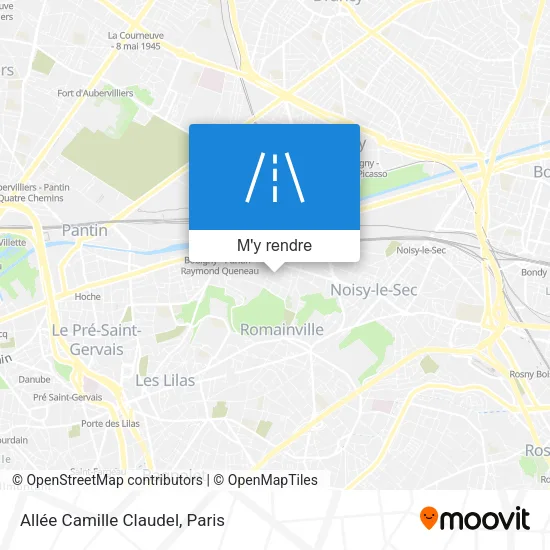 Allée Camille Claudel plan