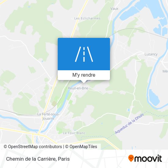 Chemin de la Carrière plan