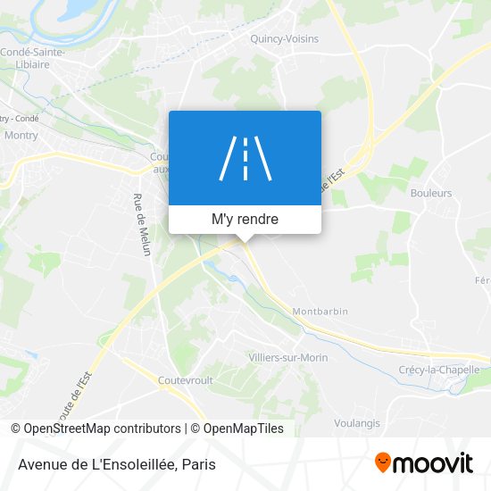 Avenue de L'Ensoleillée plan