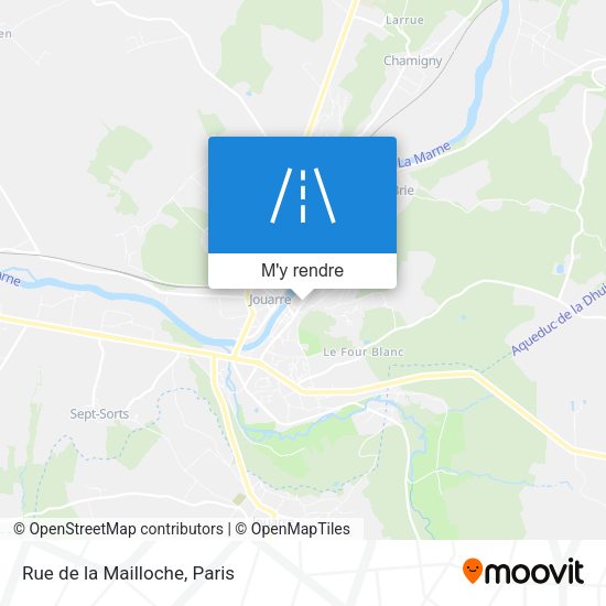 Rue de la Mailloche plan