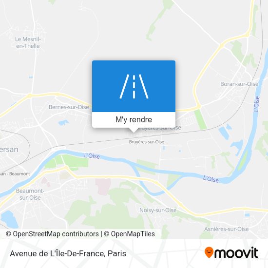 Avenue de L'Île-De-France plan