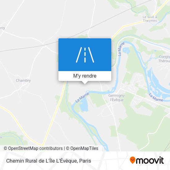 Chemin Rural de L'Île L'Évêque plan