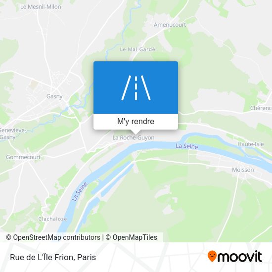 Rue de L'Île Frion plan