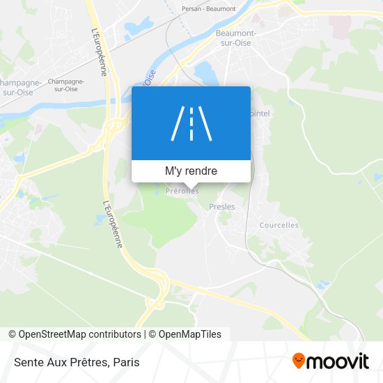Sente Aux Prêtres plan