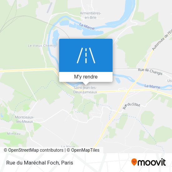 Rue du Maréchal Foch plan
