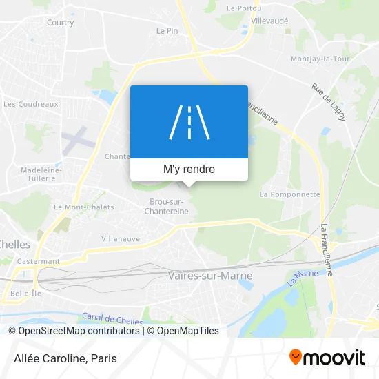 Allée Caroline plan