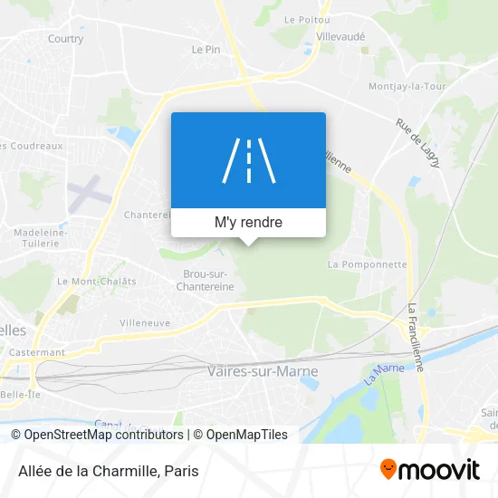 Allée de la Charmille plan