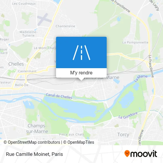 Rue Camille Moinet plan