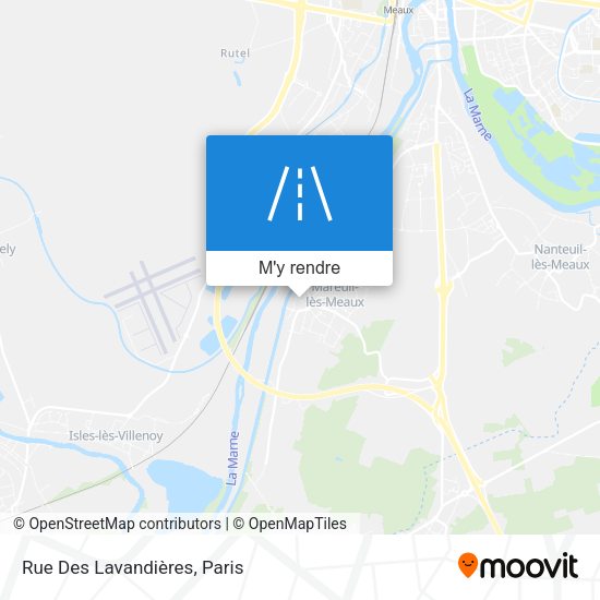 Rue Des Lavandières plan